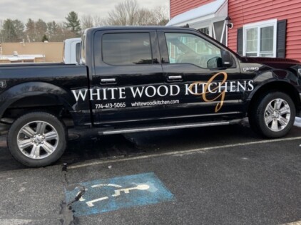 White Wood Truck