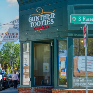 Gunther Tooties Exterior Business Custom Sign Plymouth Mass by Zebra Visuals