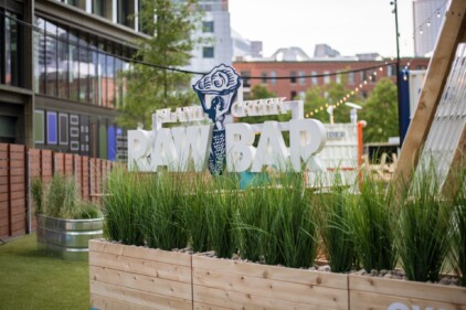 Island creek raw bar boston seaport signs zebra visuals 008