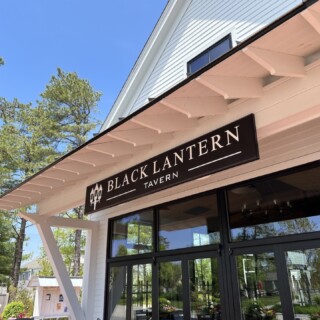Black Lantern Tavern Custom Restaurant Sign Zebra Visuals
