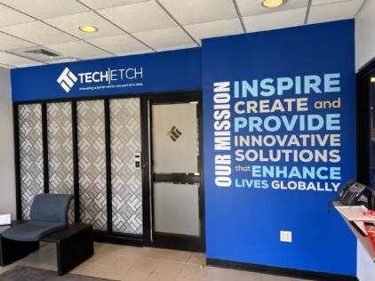 Tech Etch Plymouth Mass Interior Business Sign System