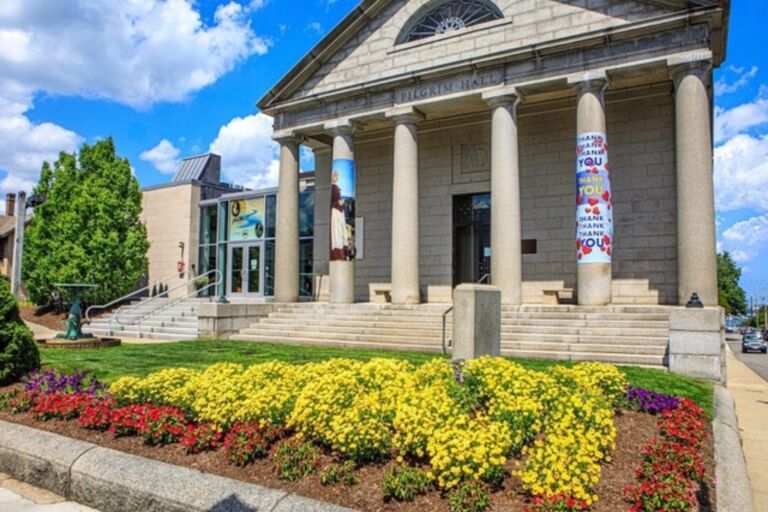 Pilgrim Hall Museum Signs in Plymouth by Zebra Visuals