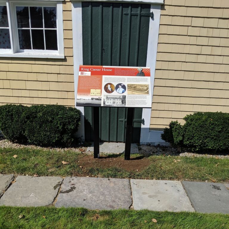 King Caeser House Signage by Zebra Visuals