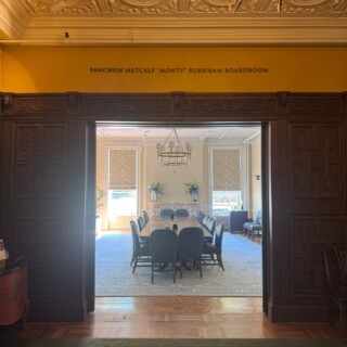 Fanchon Metcalf "Monty" Burnham Boardroom Signage