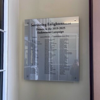 Redwood Library Donor Plaque