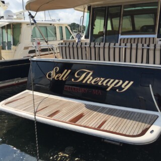 Boat lettering boat graphics gold leaf plymouth mass