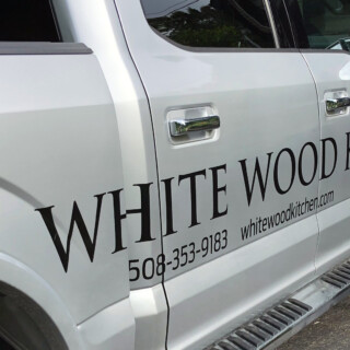 White Wood Kitchens Silver Truck