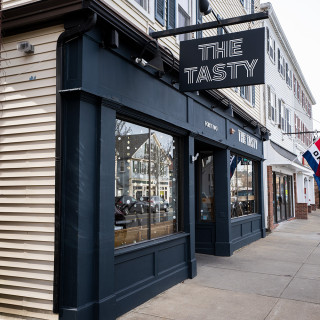 The Tasty Sign Historic District Downtown Plymouth Mass