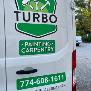 Truck lettering plymouth south shore zebra visuals Turbo Back