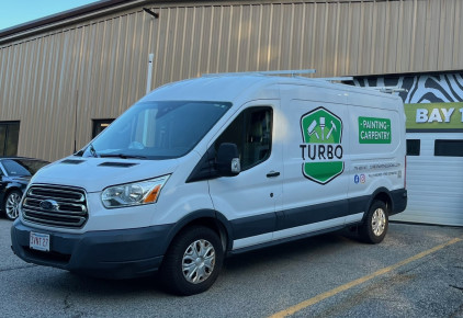 Truck lettering plymouth south shore zebra visuals Turbo