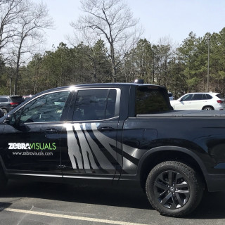 Truck lettering plymouth south shore zebra visuals Zebra