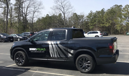 Truck lettering plymouth south shore zebra visuals Zebra