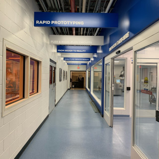 Interior signage and graphics