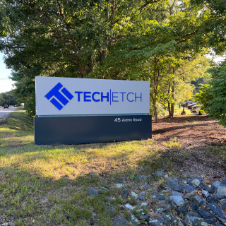 Tech etch street sign zebra visuals plymouth mass