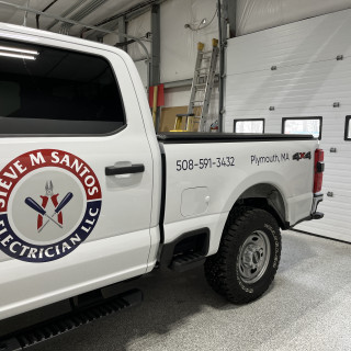 Steve santos truck lettering plymouth zebra visuals