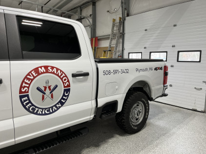 Steve santos truck lettering plymouth zebra visuals